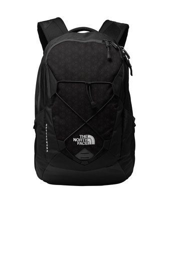 North face backpack black and white best sale