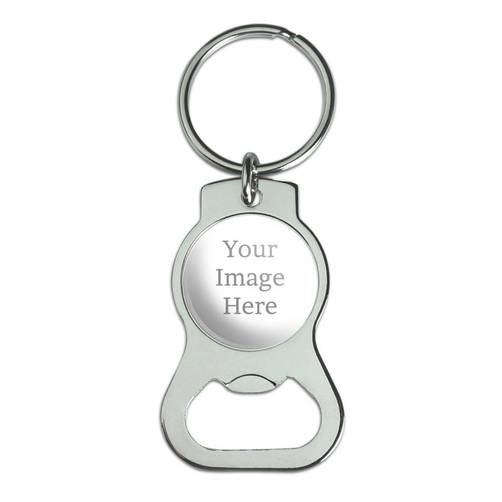 Custom shops bottle opener keychain