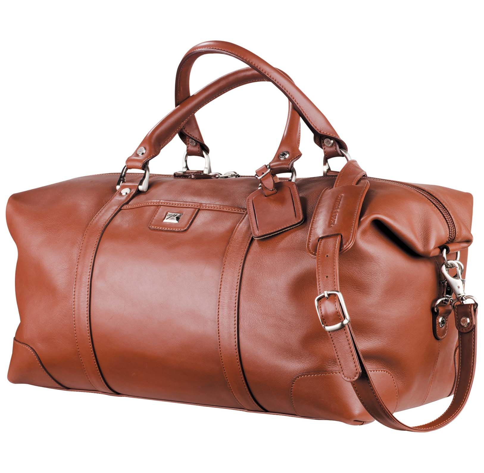 Cutter and buck leather duffle bag on sale