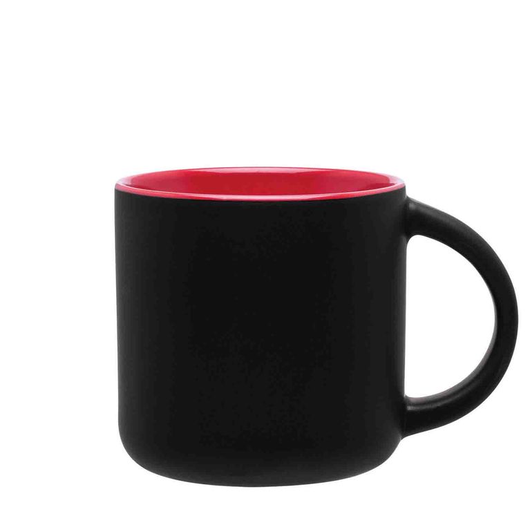 14 Oz. Black Minolo Mug - Custom Branded Promotional Mugs - Swag.com