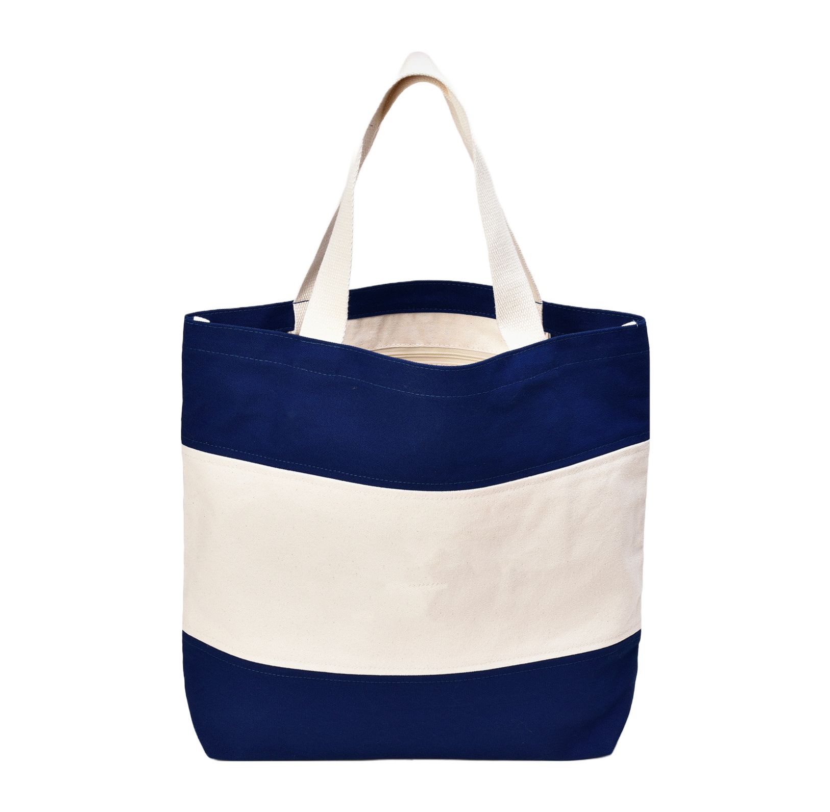 Striped canvas tote bags wholesale sale