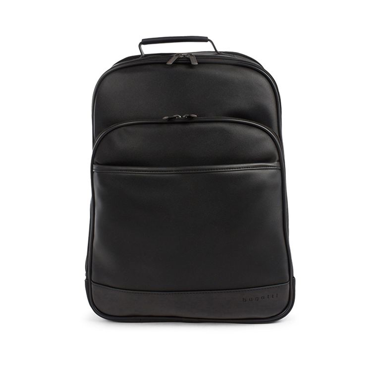 bugatti leather backpack Bugatti Gin & Twill Backpack (Navy)