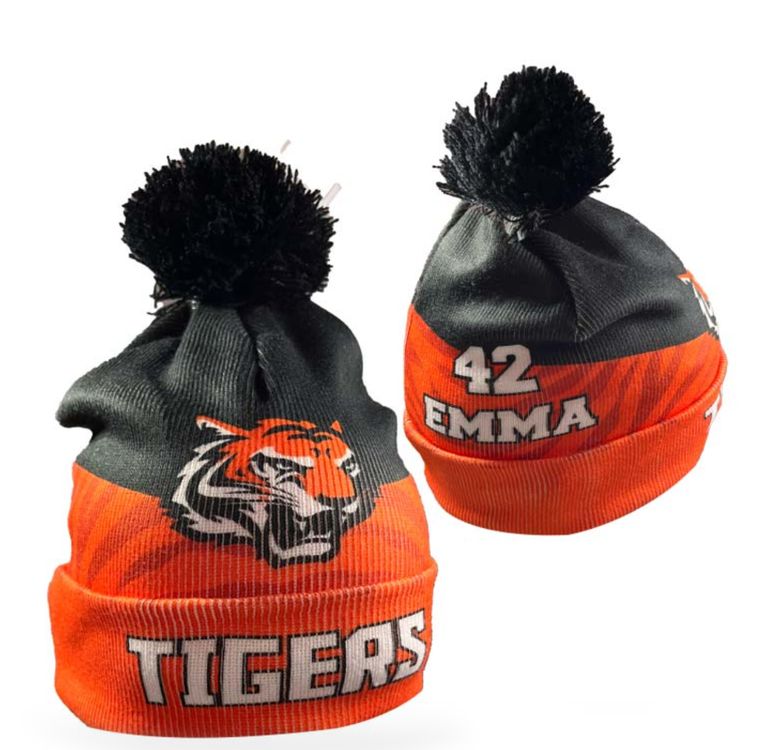 Sublimated Pom Pom Beanie Custom Branded Promotional